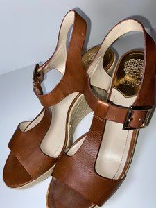 Vince Camuto High wedge Strap Gold design high heel